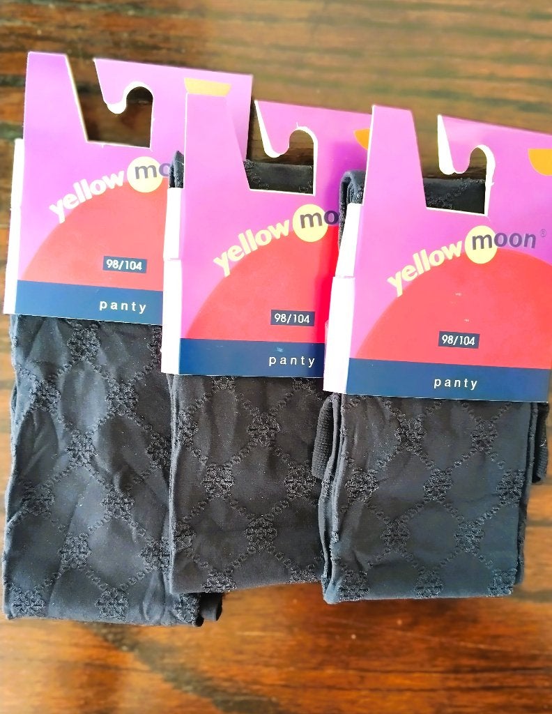 Yellow Moon Kinderpanty, Maat 98-104, Blauw, 3 paar, Overige typen, Meisje, Nieuw, Ophalen of Verzenden