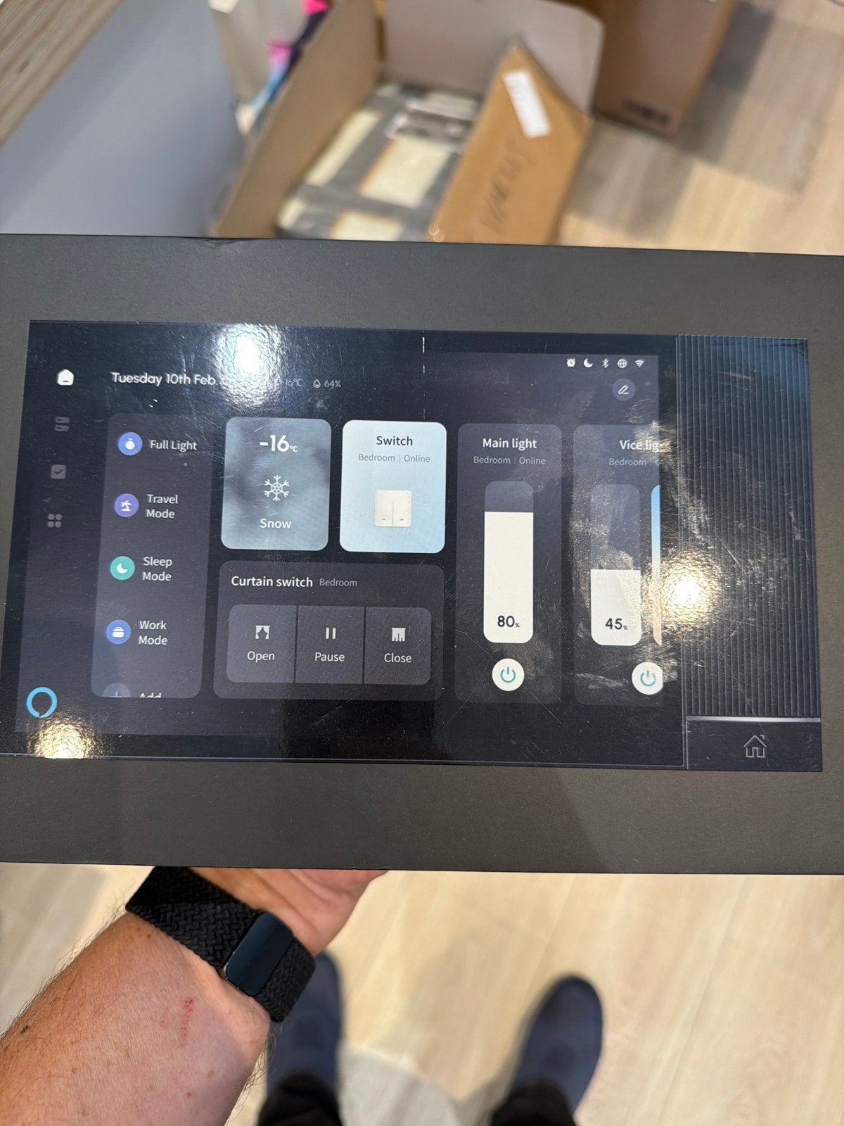 Control Panel 8 Pro Smart Home Touchscreen Display, Ophalen of Verzenden, Zo goed als nieuw