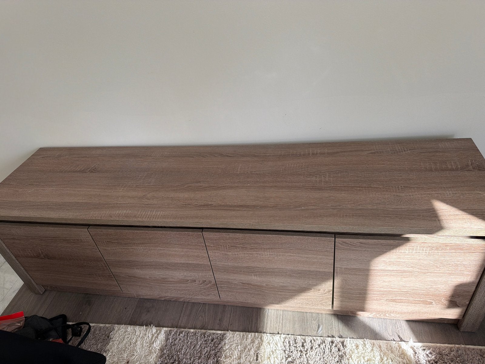 TV-meubel/dressoir met 3 deuren, Ophalen, Gebruikt, 150 tot 200 cm, Minder dan 100 cm