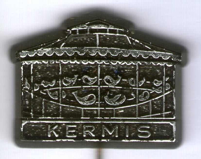 Kermis eendjes hengelen zilver/zwart plastic speldje( W_523), Ophalen of Verzenden, Overige onderwerpen