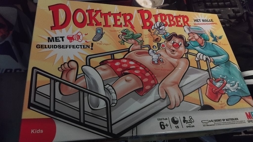 Dokter bibber, Ophalen of Verzenden, Gebruikt, MB Spellen