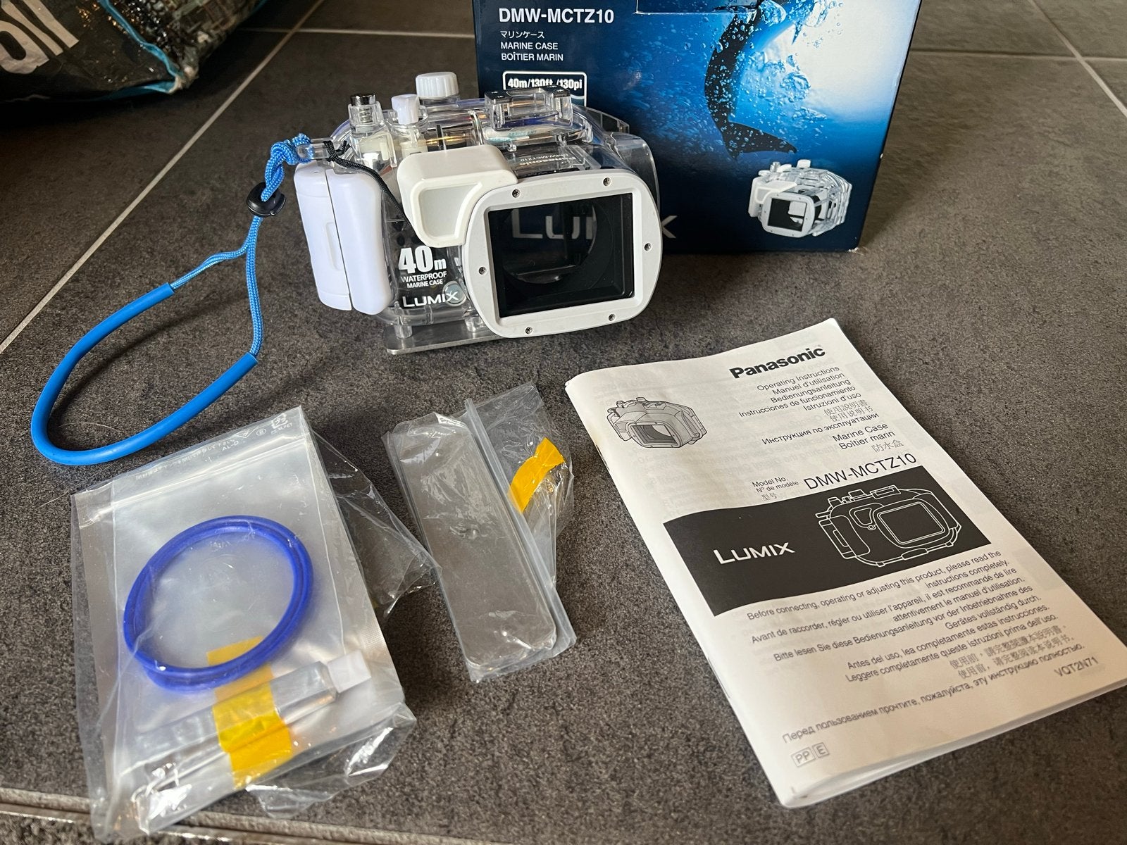 Panasonic Lumix DMW-MCTZ10 Onderwaterhuis 40m, Compactcamera, Panasonic, Ophalen of Verzenden, Zo goed als nieuw