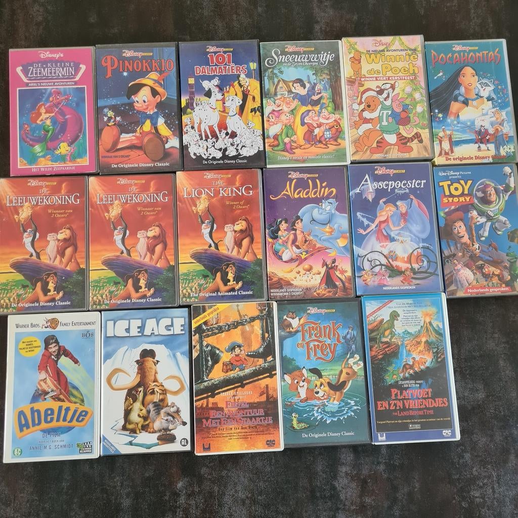 VHS videobanden- Disney - classic, Alle leeftijden, Ophalen of Verzenden, Gebruikt