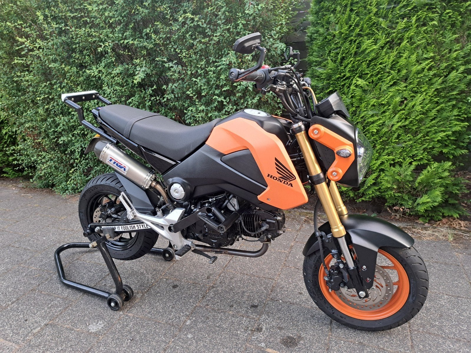 Honda MSX125 Grom full optie, Motoren, Sportuitlaat, Gebruikt, Particulier, 125 cc