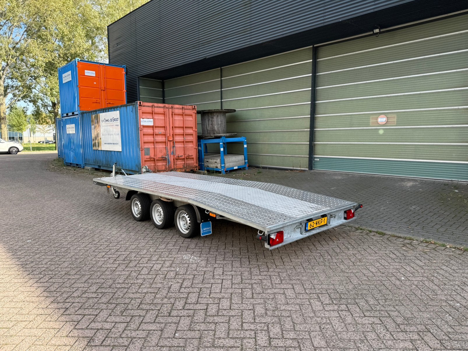 Niewiadow Autotransporter 3500KG – 3 Asser – 2680KG Laadver., Ophalen, Zo goed als nieuw