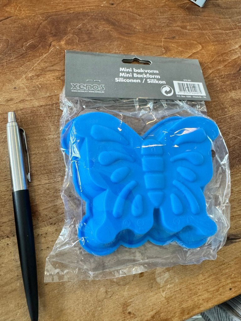 Kleine siliconen bakvorm vlinder, Verzenden, Nieuw, Taarten, Bakvorm