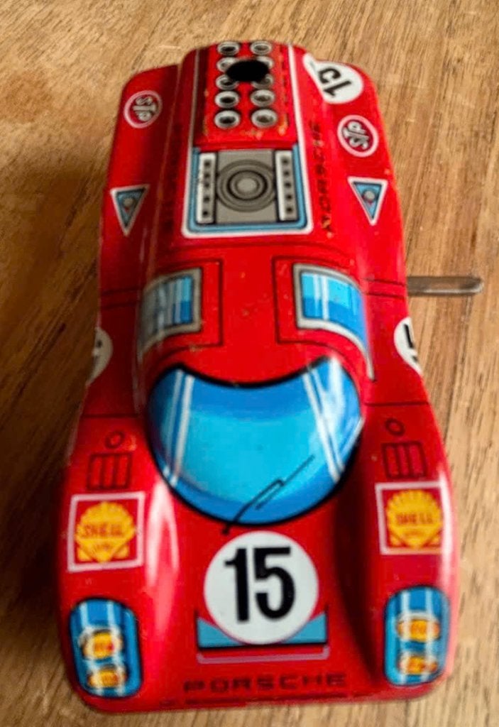 Twee blikken speelgoedauto's vintage jaren 50, Ophalen of Verzenden