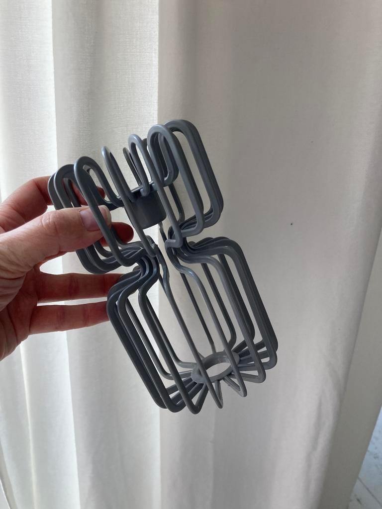 Zeldzame ikea trädig kandelaar ehlen Johansson grijs, Ophalen of Verzenden, Zo goed als nieuw, Metaal, Grijs