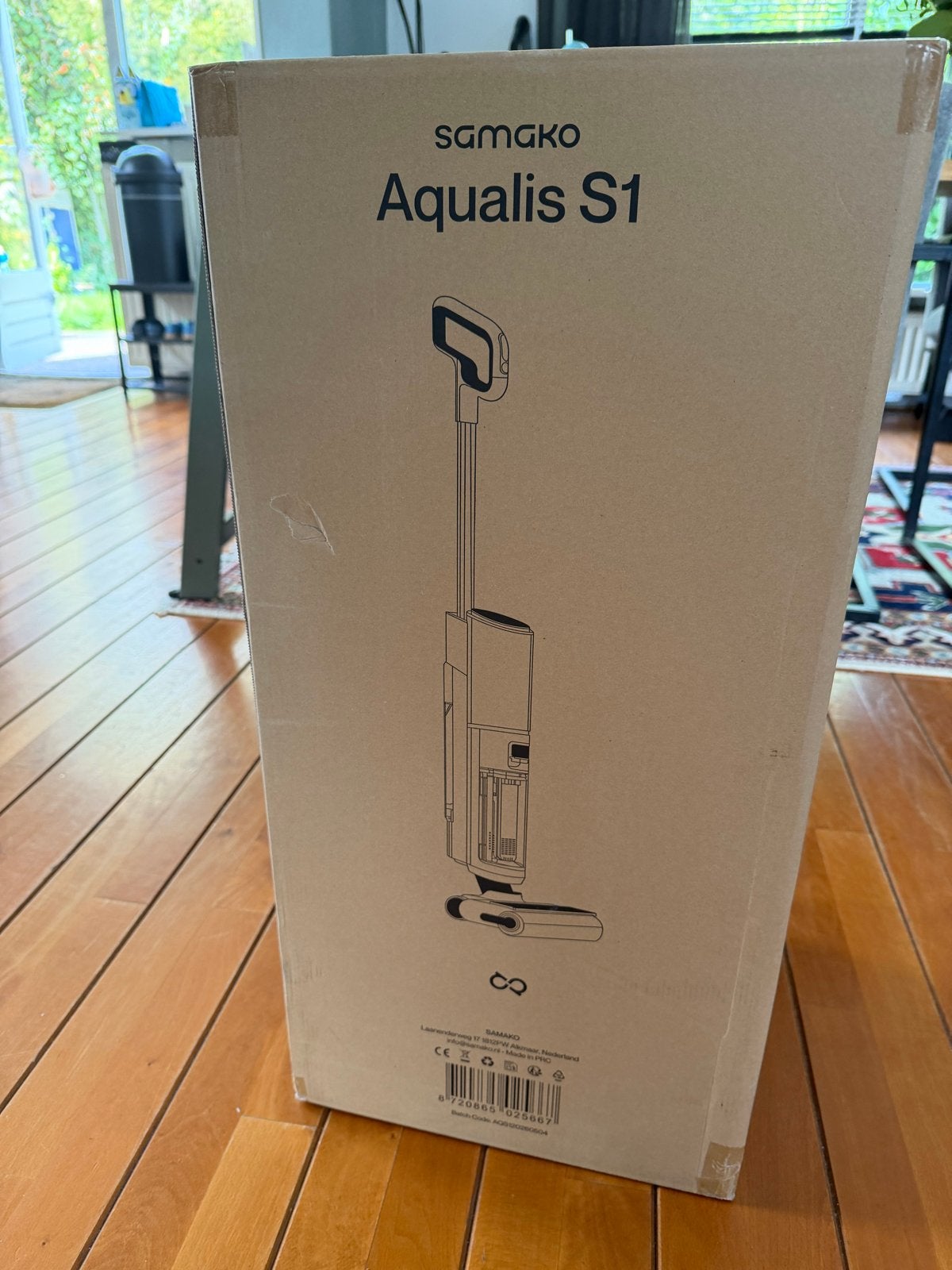 Samako Aqualis S1 Dweil- en Stofzuiger 2-in-1 Nieuw in Doos, Witgoed en Apparatuur, Overige merken, Ophalen, Combi-reiniger, Nieuw
