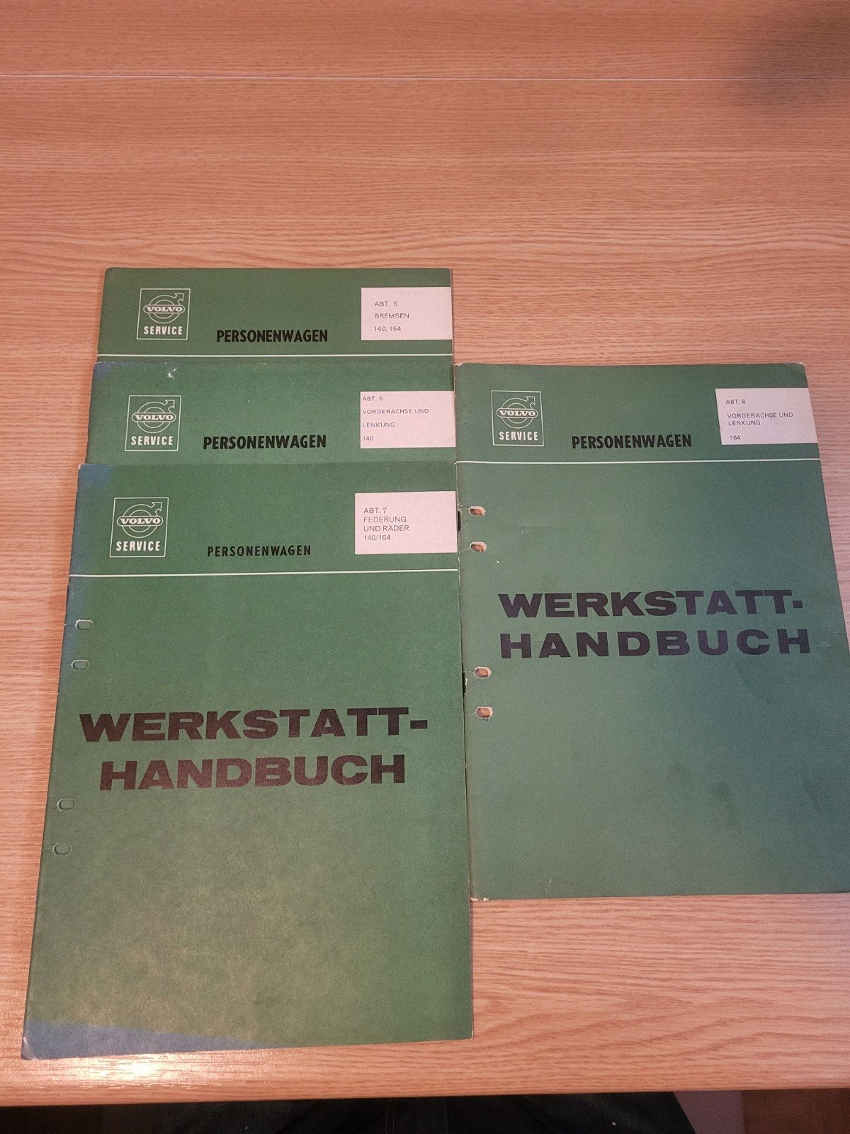 Volvo 140 en Volvo 164 reparatie handboeken, Ophalen
