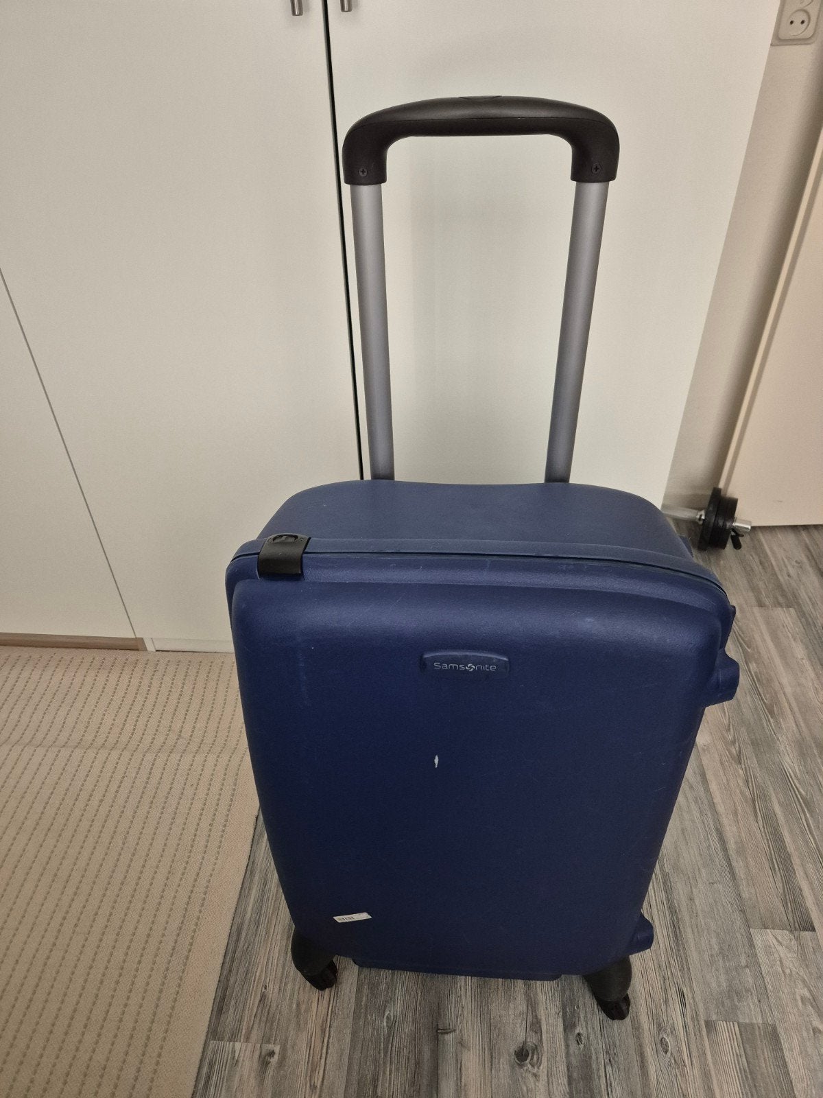 Samsonite koffer  - Blauw, Hard Kunststof, Gebruikt, Hard kunststof, 45 tot 55 cm, 70 cm of meer