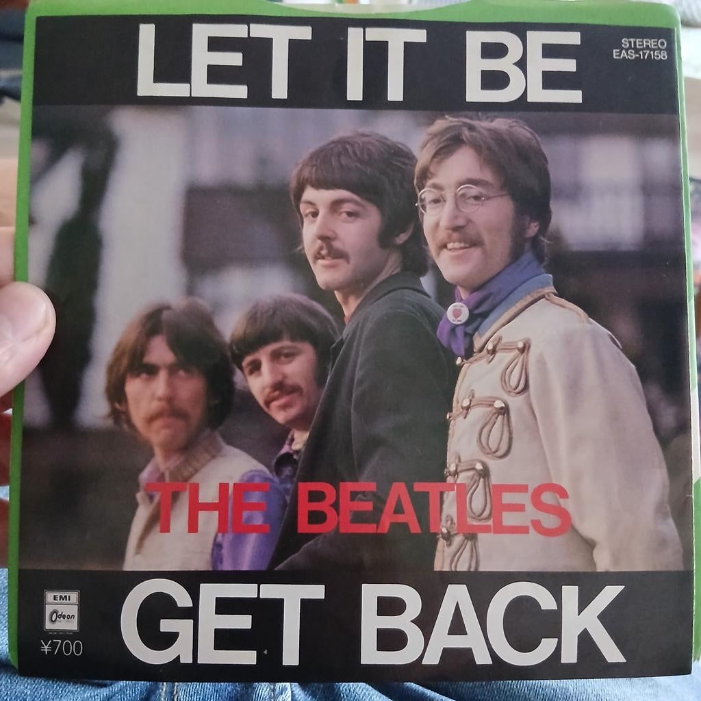 The Beatles - Let It Be / Get Back Japanse persing 7 inch, Fotohoes, Ophalen of Verzenden, Zo goed als nieuw