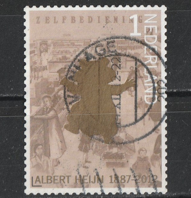 65 H Persoonlijke zegel, Verzenden, Na 1940, Gestempeld