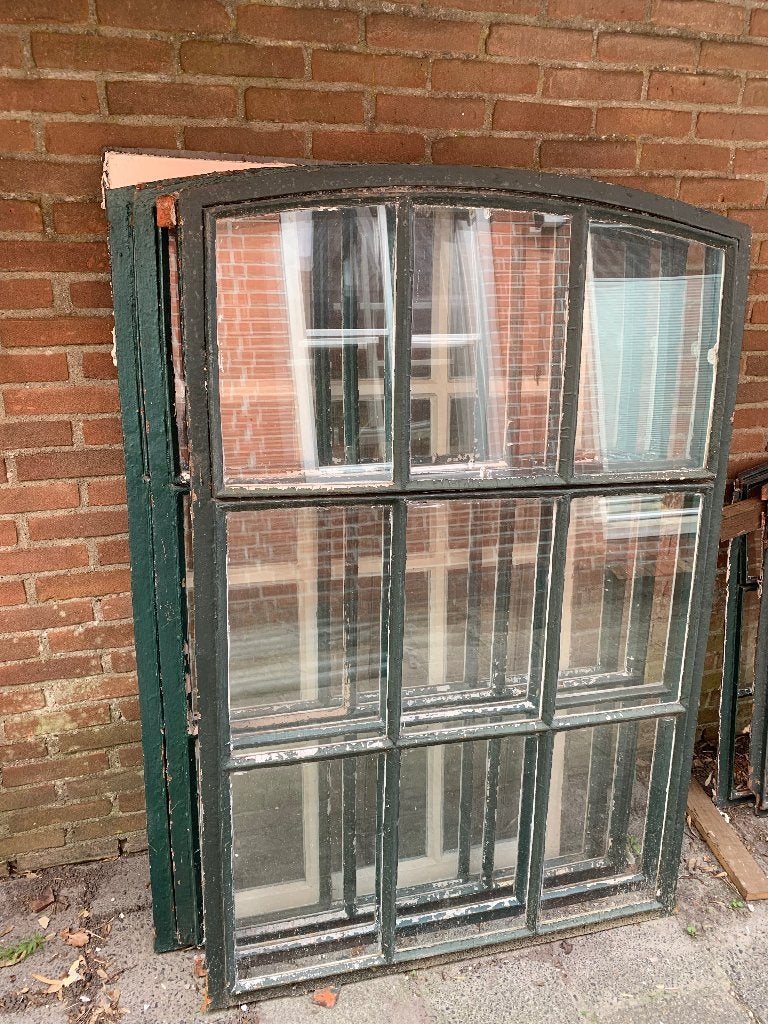 Brocante boerderij/stalraam gietijzer, Ophalen