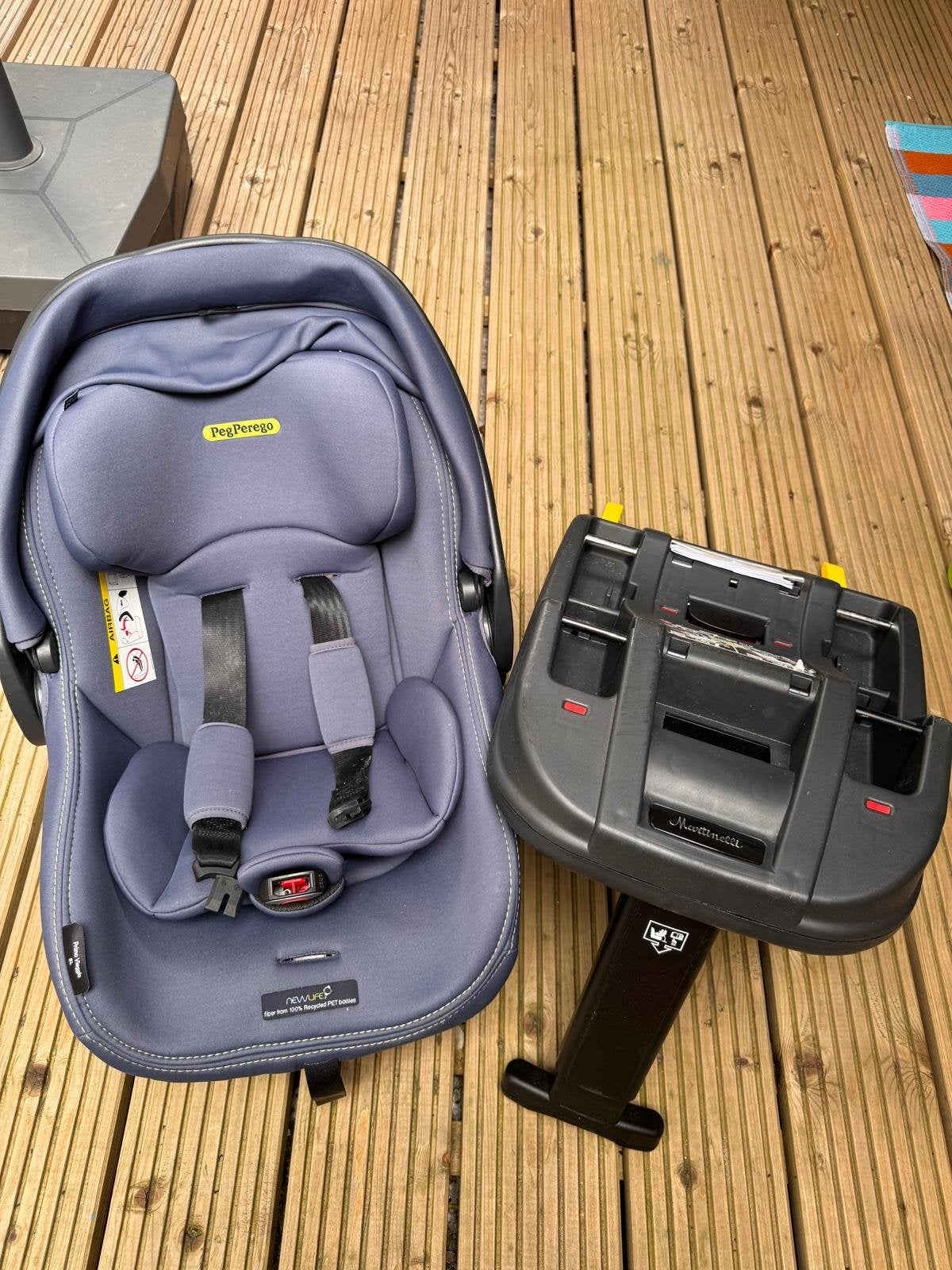 Peg Perego Primo Viaggio SL autostoel met Isofix base, Zijbescherming, Zo goed als nieuw, Isofix, 0 t/m 13 kg
