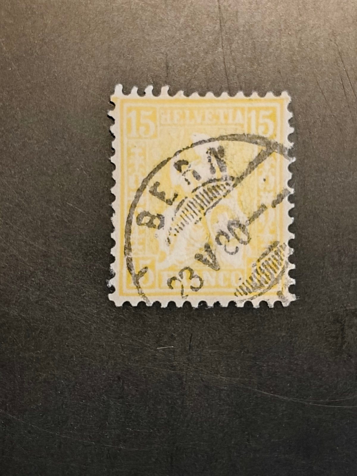 Switzerland 15 franco 1867/81, Michel 31, Ophalen of Verzenden
