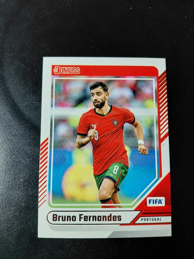 Bruno fernandes (portugal) panini donruss, Ophalen of Verzenden, Nieuw, Buitenlandse clubs, Poster, Plaatje of Sticker