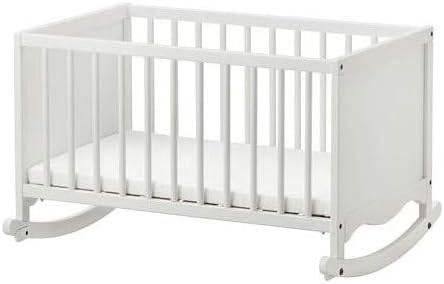 Nieuw Ikea Solgul vintage style wieg met schuimmatras - Wit, Kinderen en Baby's, Babywiegjes en Ledikanten, Ophalen of Verzenden
