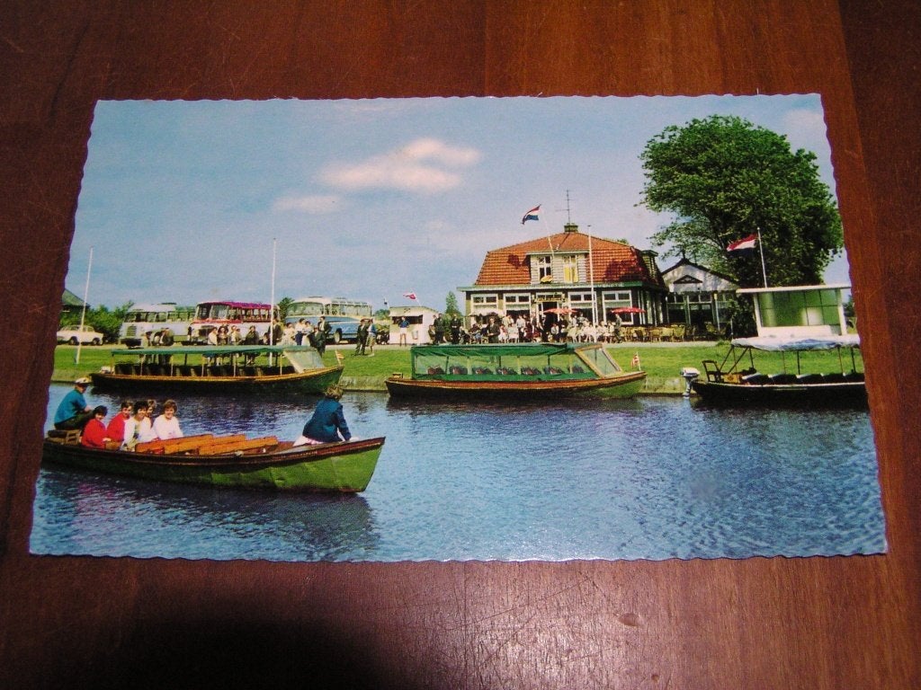 Oude onbeschreven ansicht Venetie Giethoorn, Ophalen of Verzenden, Ongelopen, Overijssel