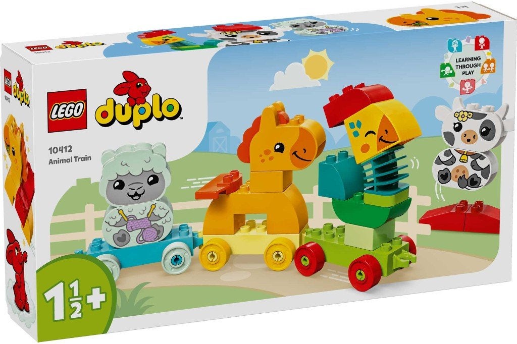 Lego Duplo 10412 Mijn Eerste dierentrein NIEUW, Lego, Ideas@support.lego.com, Nieuw, Ophalen of Verzenden