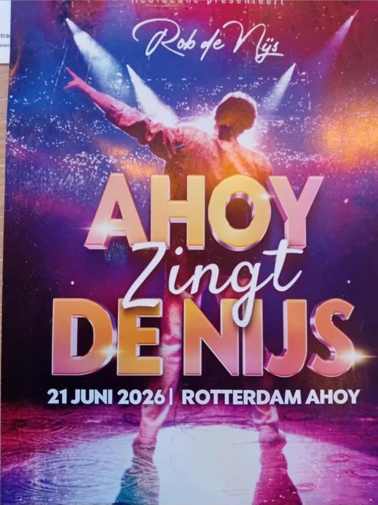 2 tickets Ahoy Zingt De Nijs – direct beschikbaar, Twee personen
