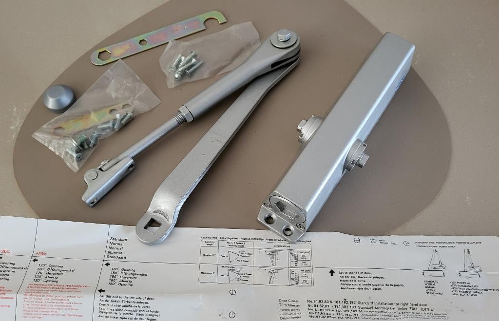 DEURDRANGER INCL STOP INCL ARM, Ophalen of Verzenden, Nieuw, Overige materialen, Overige typen