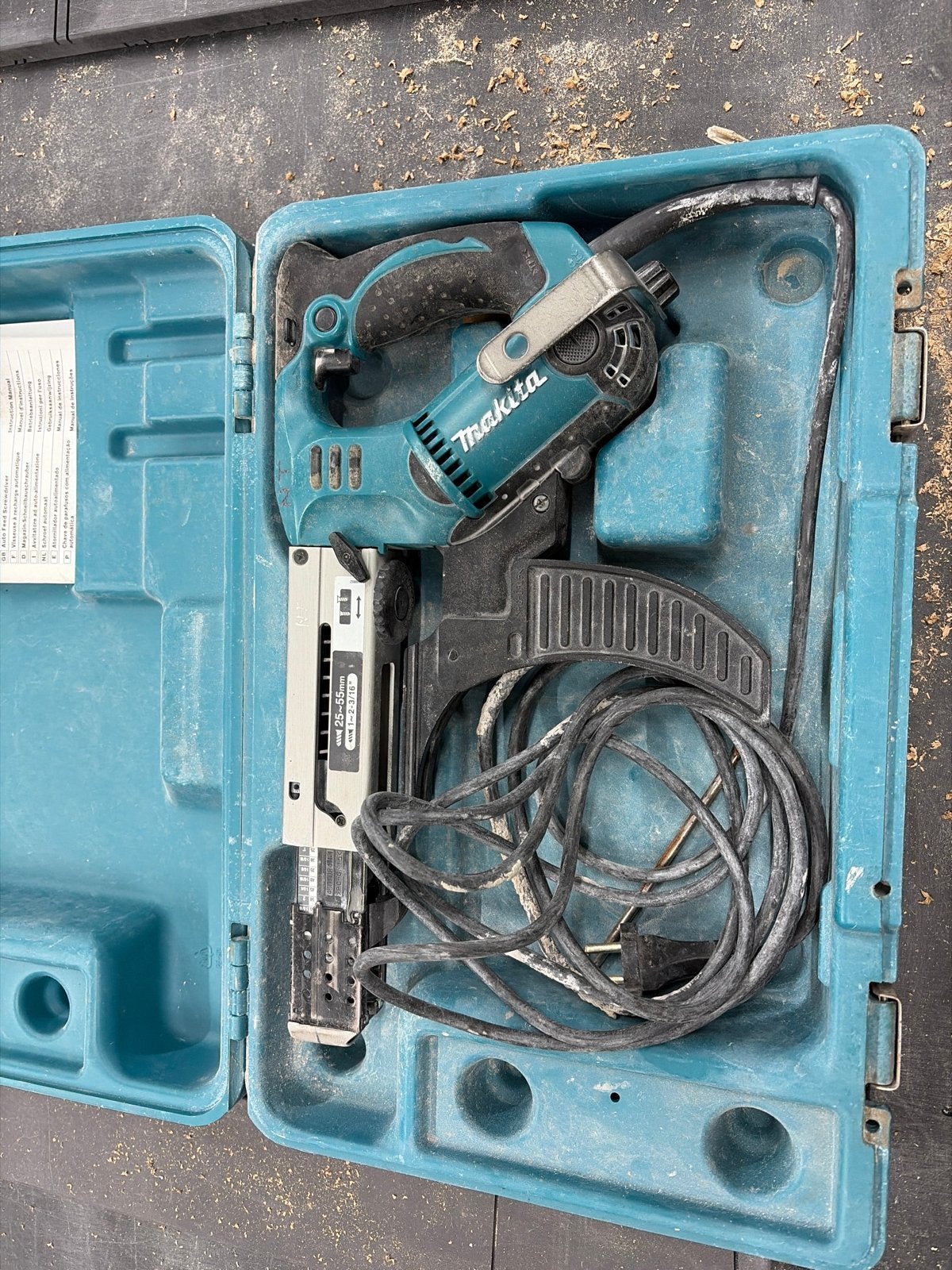 Makita gipsplaatschroefmachine automaat 6842, Doe-het-zelf en Verbouw, Gebruikt, Variabele snelheid, Ophalen of Verzenden, Boor- en Schroefmachine