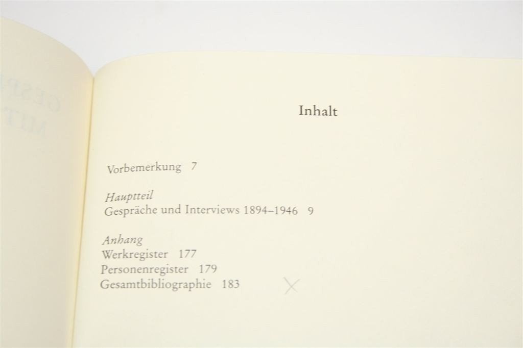 Gespräche und Interviews — Gerhart Hauptmann 1894-1946, Ophalen of Verzenden, Gelezen, Noord-Amerika