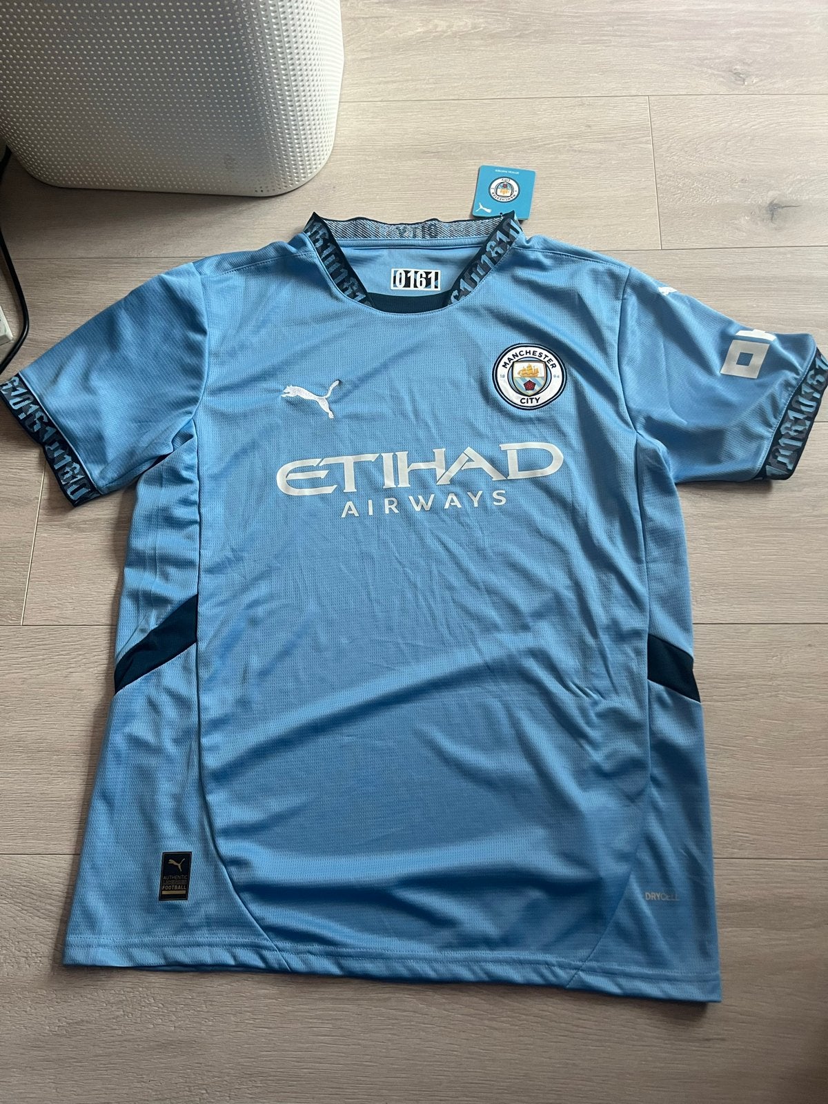 Gesigneerd Manchester City shirt Raheem Sterling + bewijs, Verzamelen, Ophalen of Verzenden, Nieuw, Buitenlandse clubs, Shirt