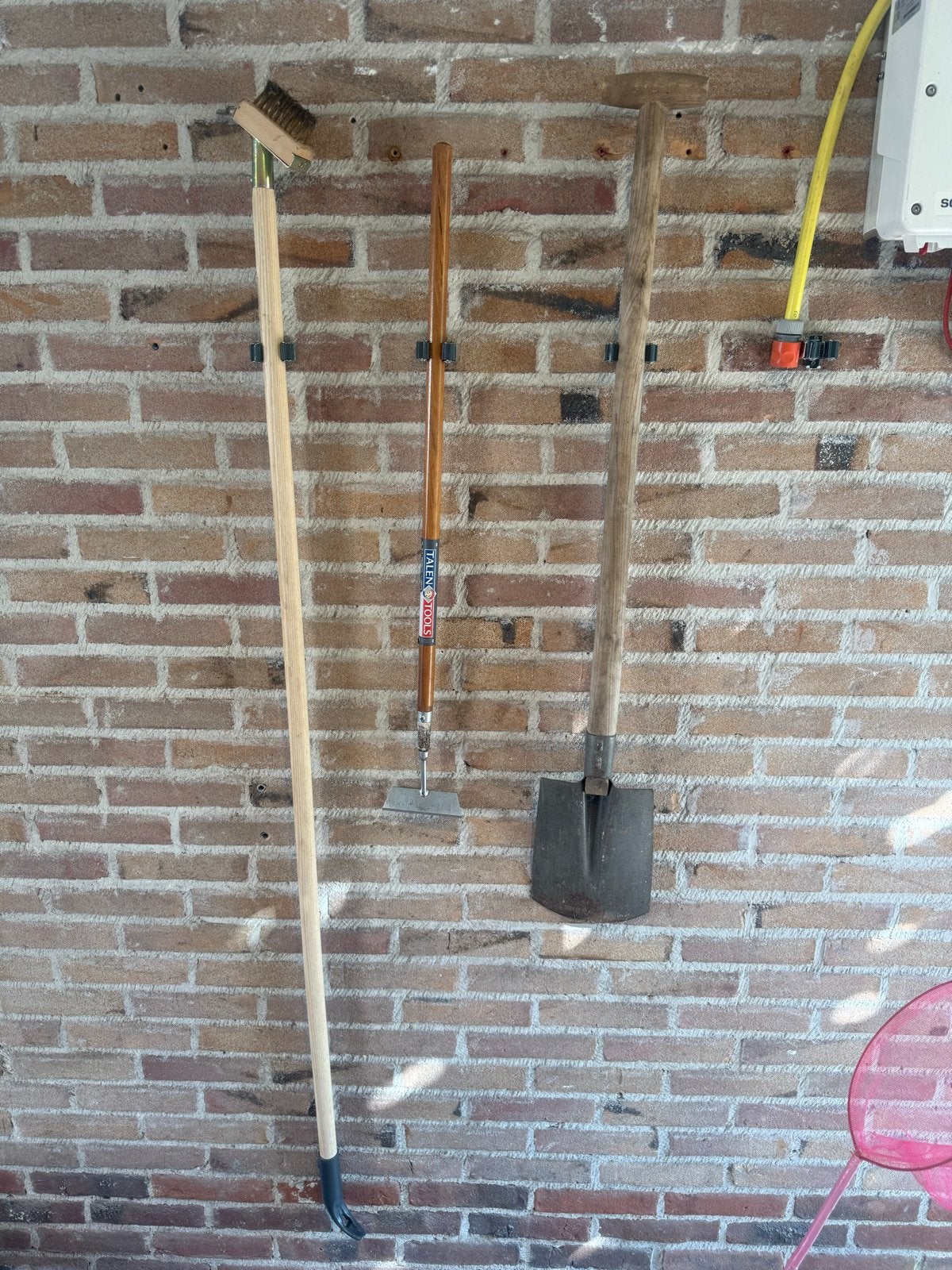 Tuin gereedschap set: Schop, Schoffel en Bezem, Tuin en Terras, Hand-tuingereedschap, Ophalen, Gebruikt, Bezem