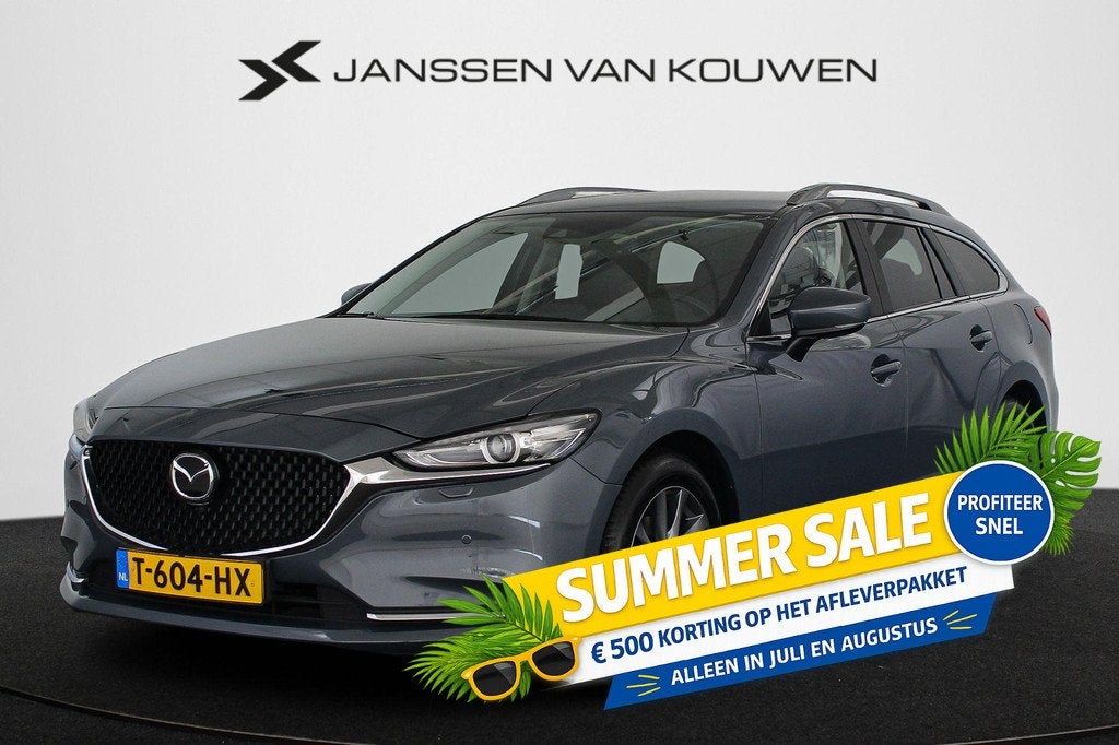 Mazda 6 Sportbreak 2.0 SkyActiv-G 165 Centre-Line Trekhaak S, Auto's, Mazda, 1998 cc, Stof, Gebruikt, 4 cilinders