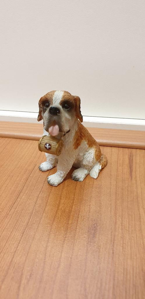 Beeldje Sint Bernard Hond, Ophalen of Verzenden, Zo goed als nieuw, Dier