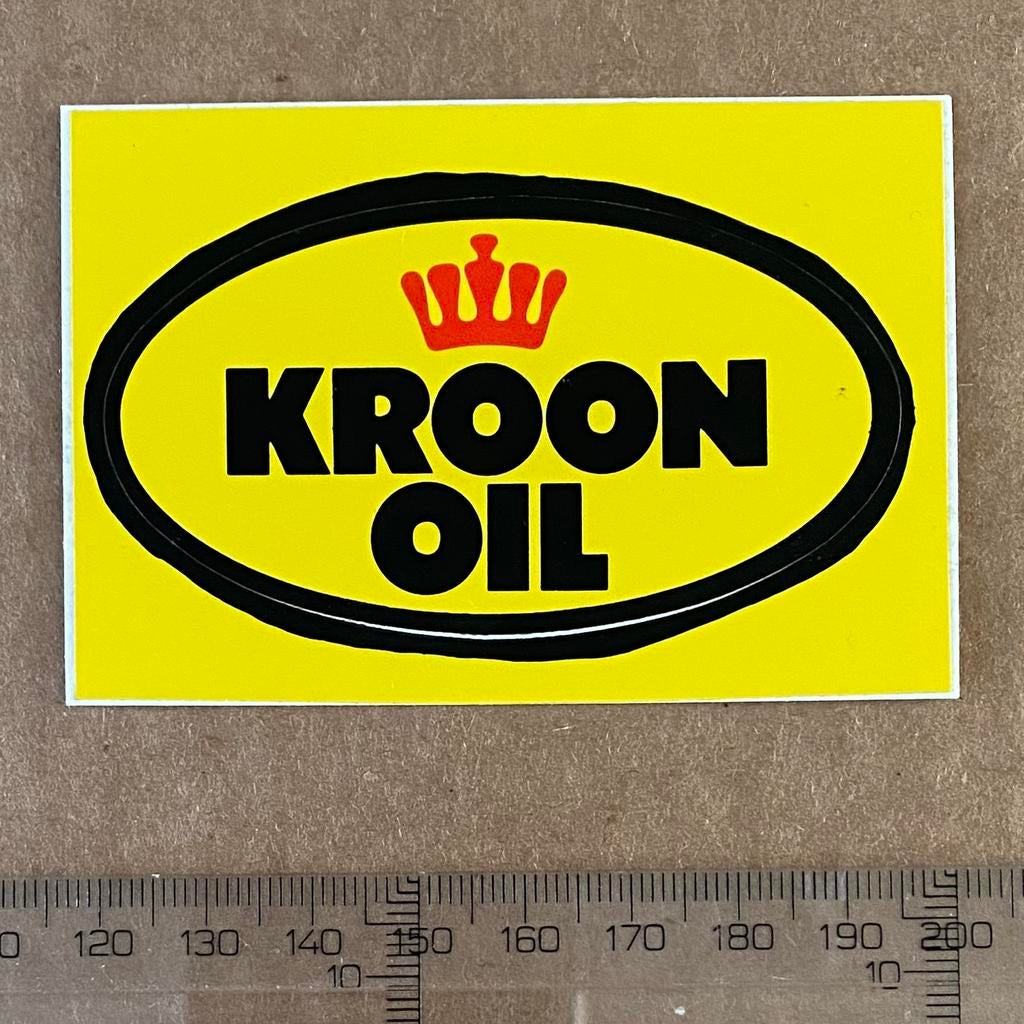 sticker kroon oil, Verzenden, Zo goed als nieuw