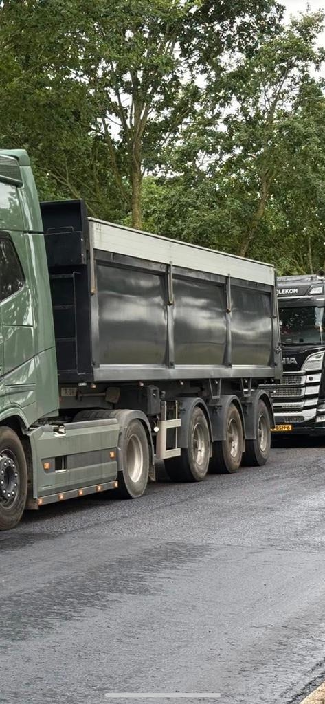 GEZOCHT!! Kipper trailers, Zwart, Particulier, Aanhangers en Opleggers, Te koop