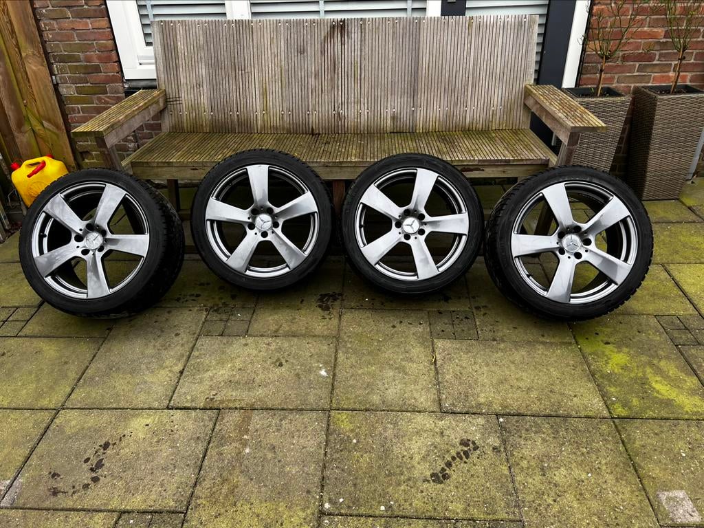 Mercedes E-klasse velgen, 18 inch, Banden en Velgen, 225 mm, Winterbanden