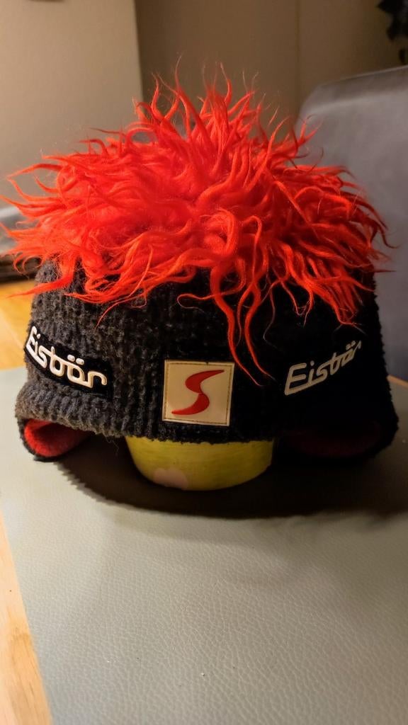 Eisbär muts, zie foto's, Jongen of Meisje, Ophalen of Verzenden, Zo goed als nieuw, Eisbär