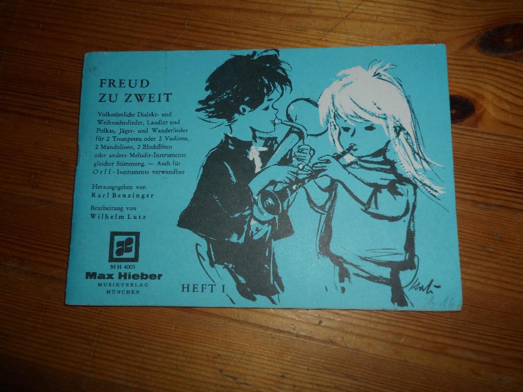Freud zu zweit - Benzinger / Lutz, Gebruikt, Klarinet, Ophalen of Verzenden, Artiest of Componist