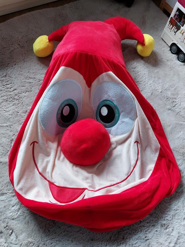 Grote opblaasbare joki bal (skippybal met stof eromheen), Ophalen of Verzenden, Overige typen