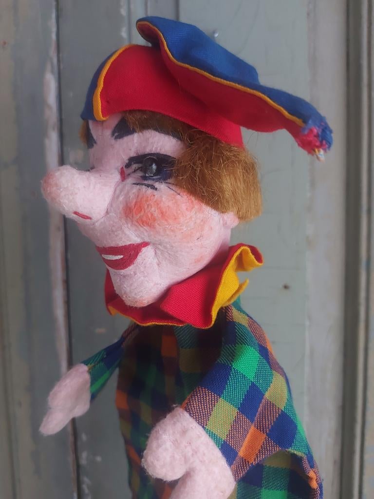 Oude poppenkastpop, Antiek en Kunst, Ophalen of Verzenden