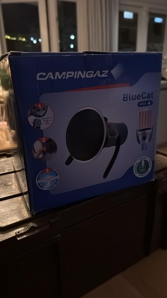 Campingaz BlueCat 850 W Heater - Draagbaar, Caravans en Kamperen, Kampeeraccessoires, Ophalen, Nieuw