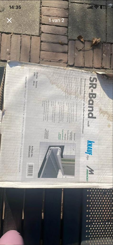 Knauf Dichtingsband - Nieuw in verpakking, Doe-het-zelf en Verbouw, Overige materialen, Nieuw, Minder dan 5 m², Ophalen
