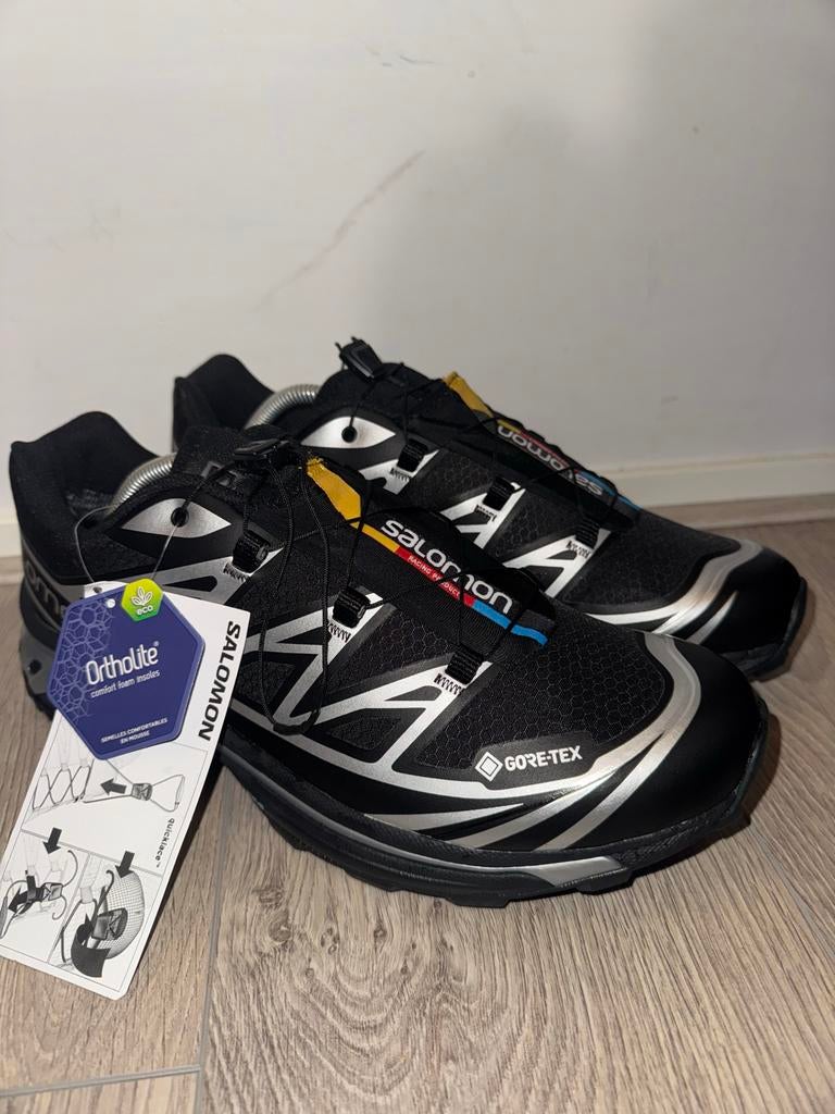 Salomon XT-6 Maat 46 - Topconditie!, Kleding | Heren, Schoenen, Ophalen of Verzenden, Zo goed als nieuw, Zwart, Sneakers of Gympen