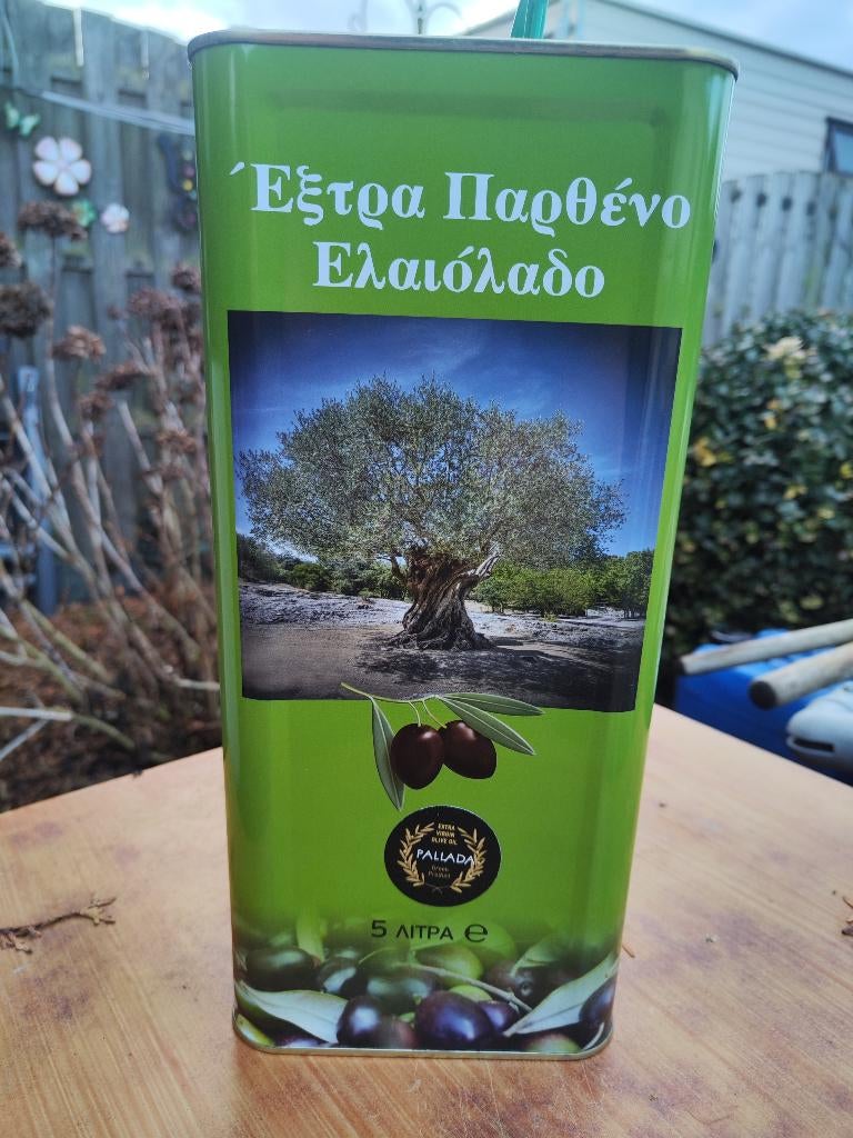 Extra Virgin Biologische OLIJFOLIE uit Kreta GRIEKENLAND, Ophalen of Verzenden