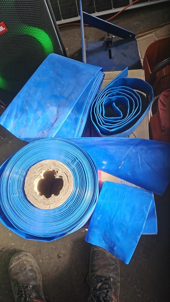 Aantal rollen plastic slang, Ophalen of Verzenden, 15 m² of meer, Folie