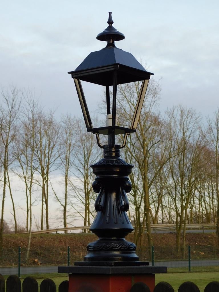 Buitenlamp op Sokkel - 103 cm - Zwart, Tuin en Terras, Buitenverlichting, Wandlamp, 50 tot 250 watt, Netvoeding, Ophalen of Verzenden