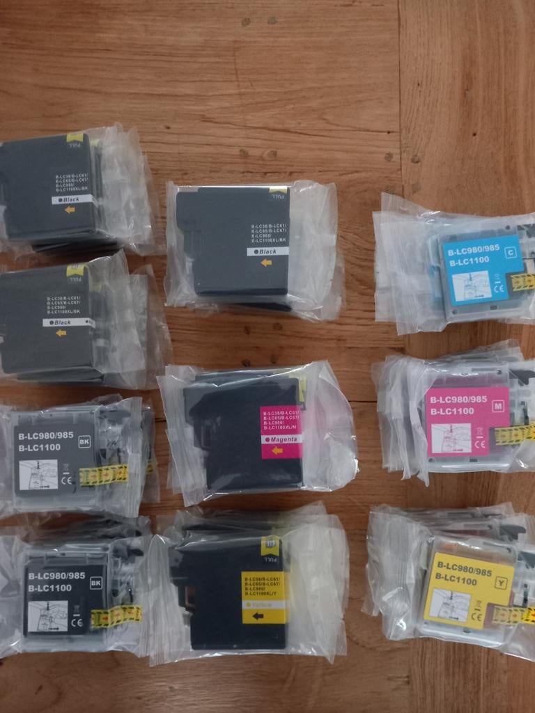 B-LC980/985  B-LC1100 cartridges, Ophalen of Verzenden, Nieuw, Cartridge, Brother