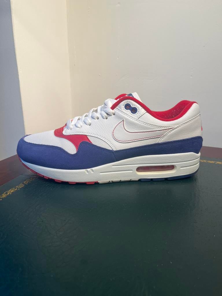 Nike Air Max 1 ‘USA’ Red White Blue - EU 44, Overige kleuren, Ophalen of Verzenden, Sneakers of Gympen, Gedragen