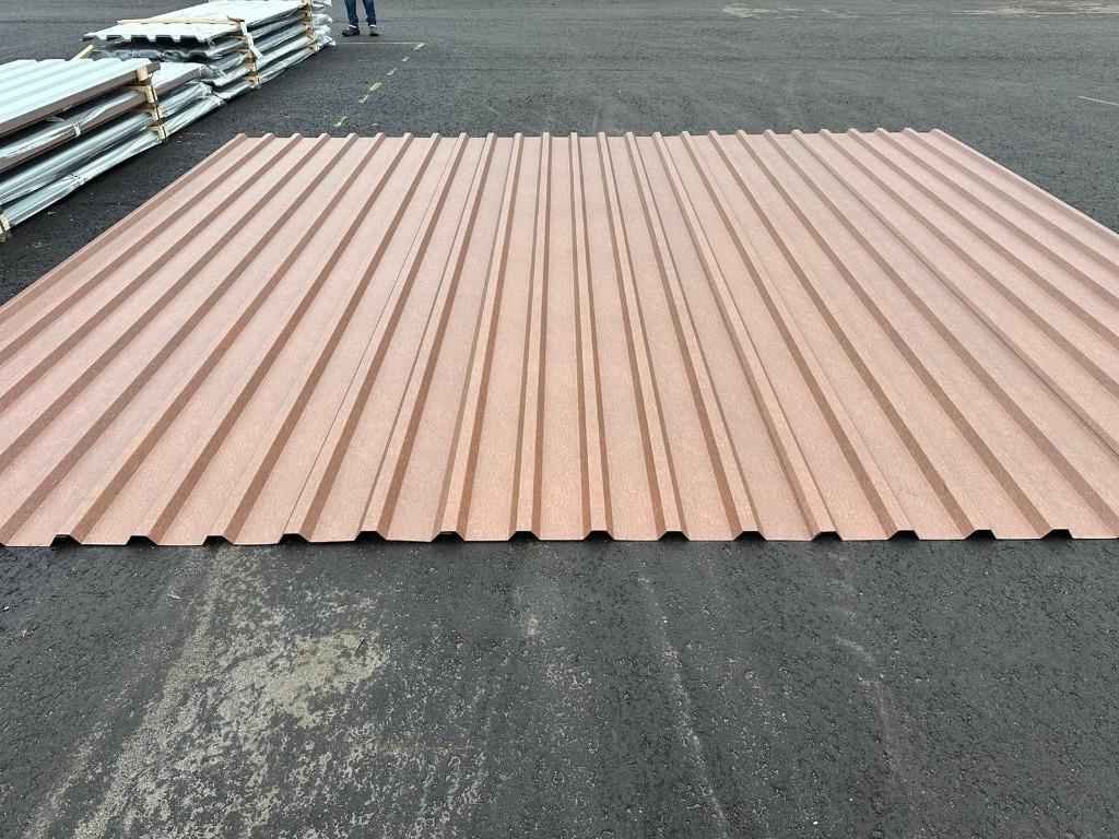 Gevelbekleding - Potdeksel profiel en Damwand, Doe-het-zelf en Verbouw, Platen en Panelen, Ophalen of Verzenden, Nieuw, Overige materialen