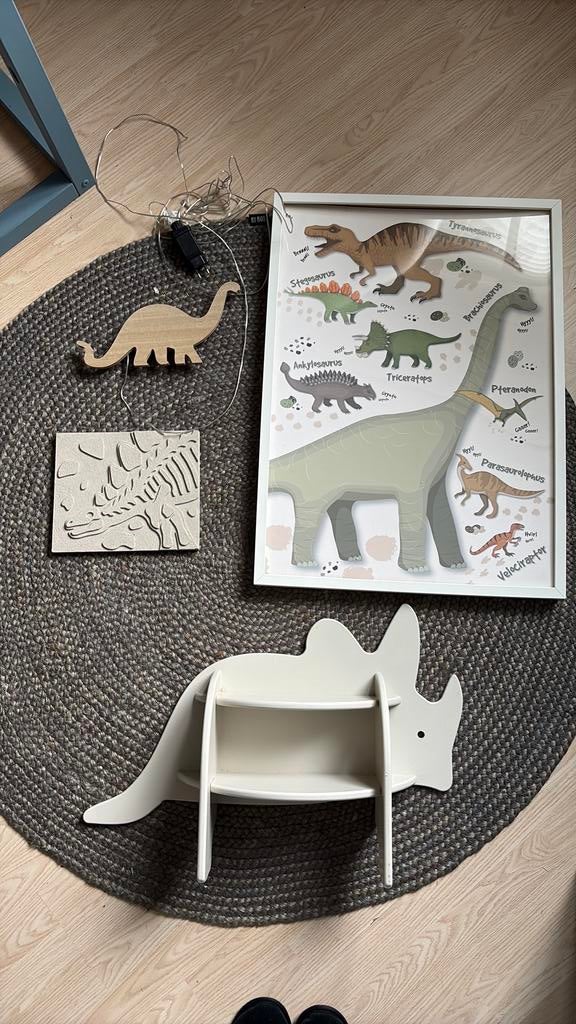 Dino kinderkamer, Ophalen of Verzenden, Zo goed als nieuw, Wanddecoratie