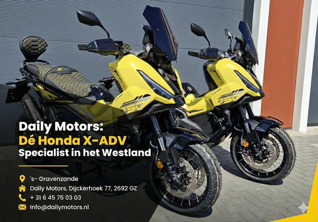Honda X-ADV 750 Custom Pakket | GRATIS GPS | Daily Motors, Ophalen, Nieuw